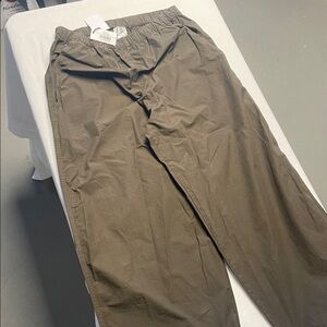 LESET Womens Military Green Chinos